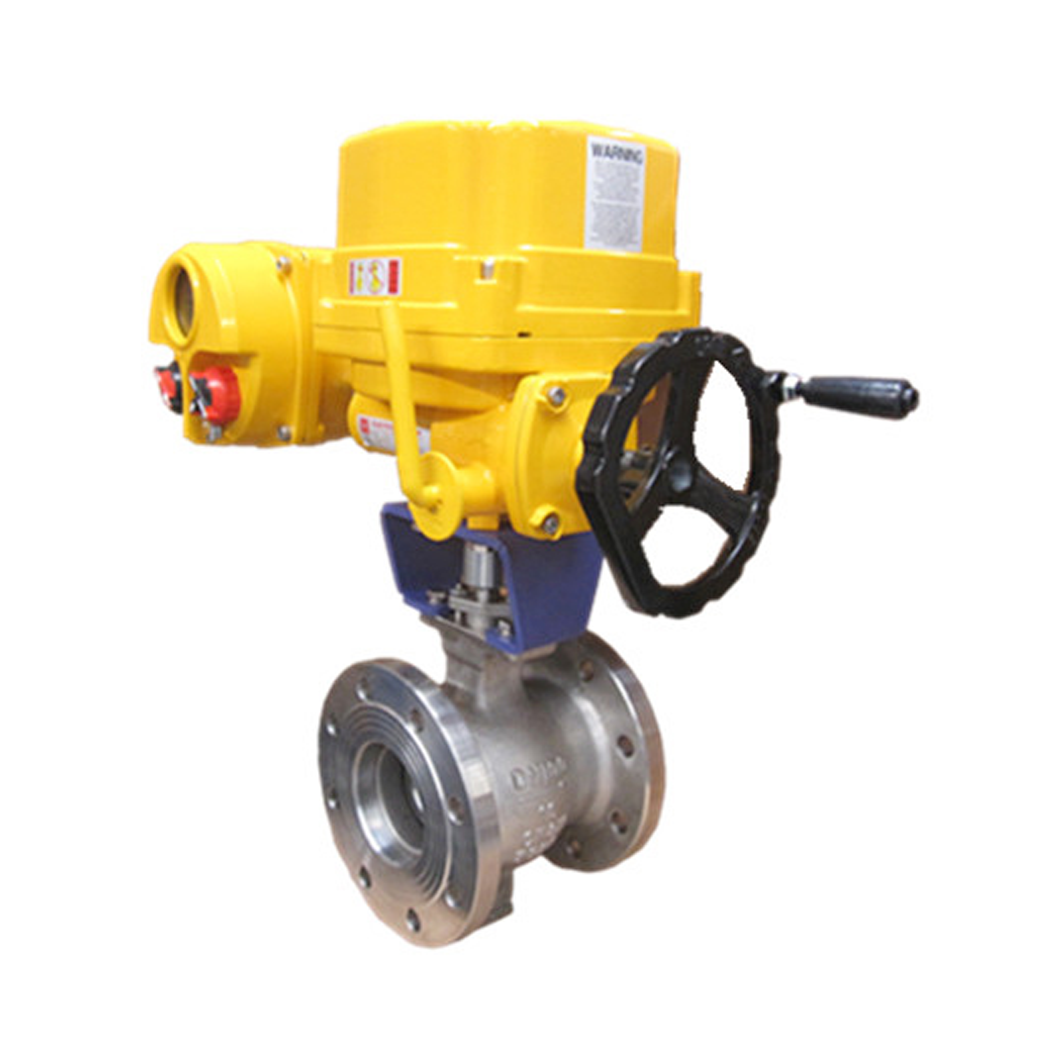 Electric V-type ball valve