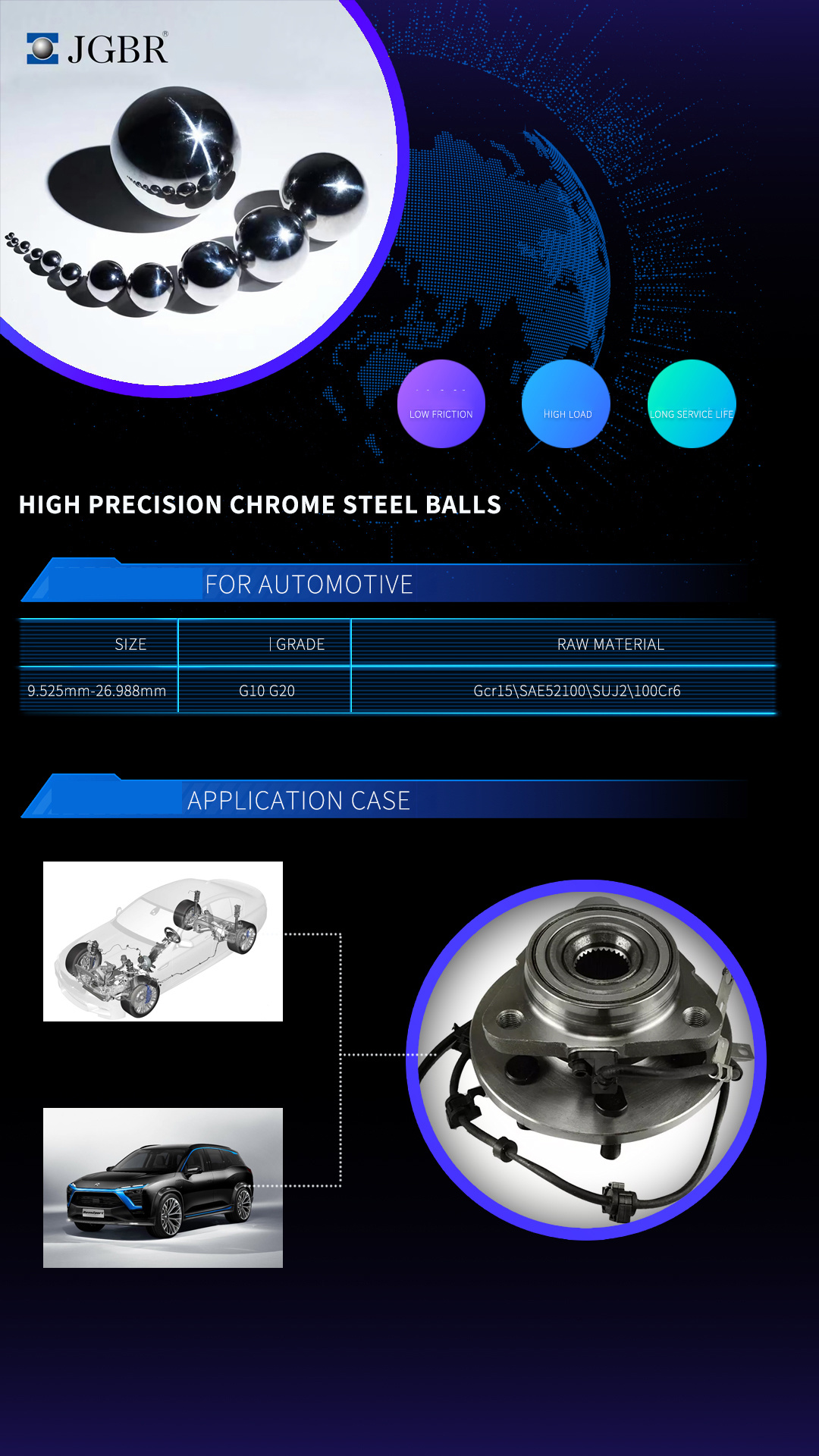 HIGH PRECISION CHROME STEEL BALLS