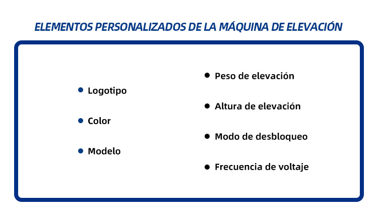 Elevación del coche