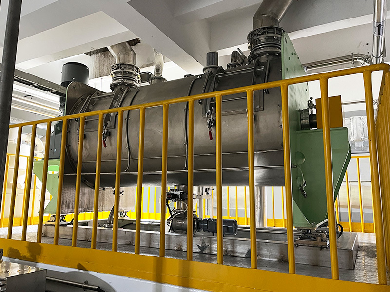 Horizontal ribbon mixer