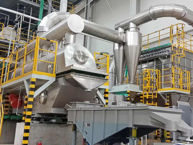 Vibrating fluidized bed