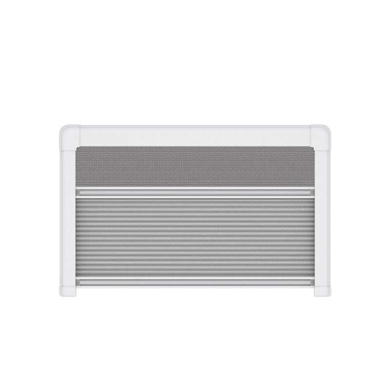 RV three-sided pleated blind