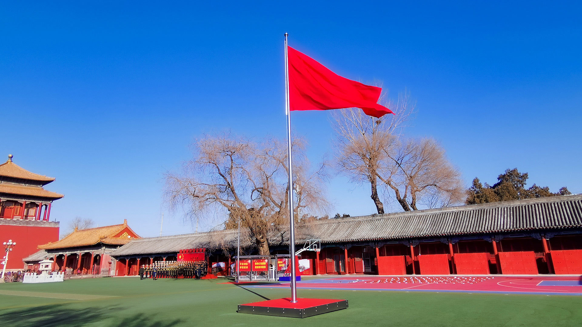 Tiananmen National Flag Guard Training Flagpole Designated Brand