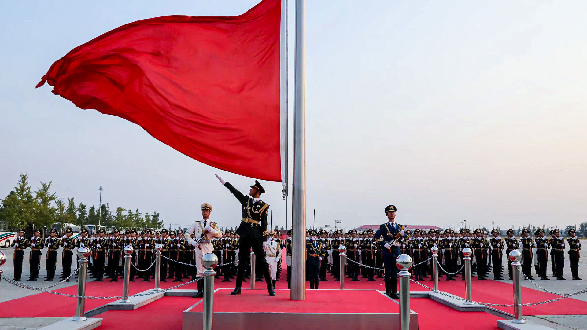 National Day 70th Anniversary Honor Guard Training Selected Brands