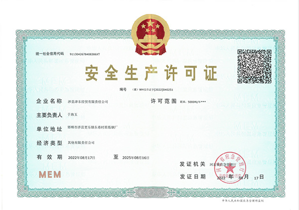 Licencia de producción de seguridad Licencia de producción de seguridad