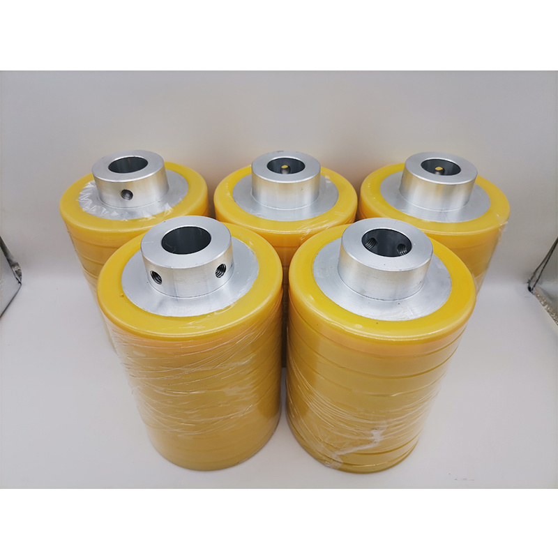 Pack rubber wheel