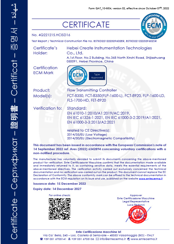 Flow transmitter controller