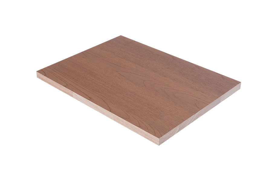Rubber wood double adhesive PVC Italian-style brushed