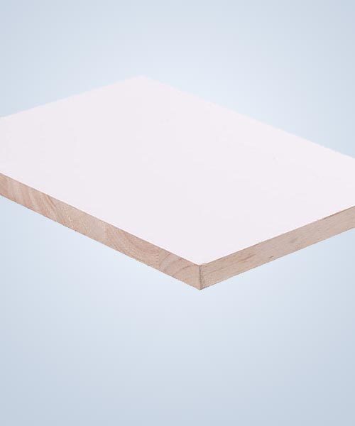 Rubber wood double adhesive PET