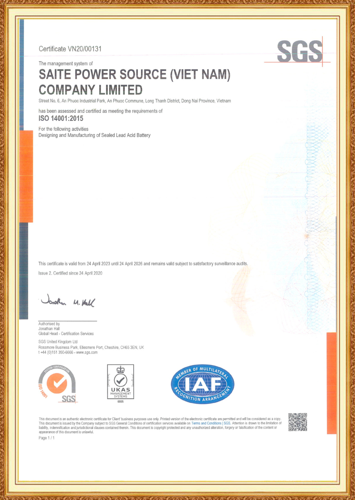 ISO14001
