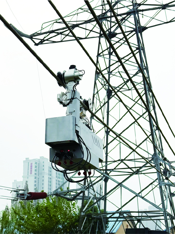 架空輸電線路除冰機器人