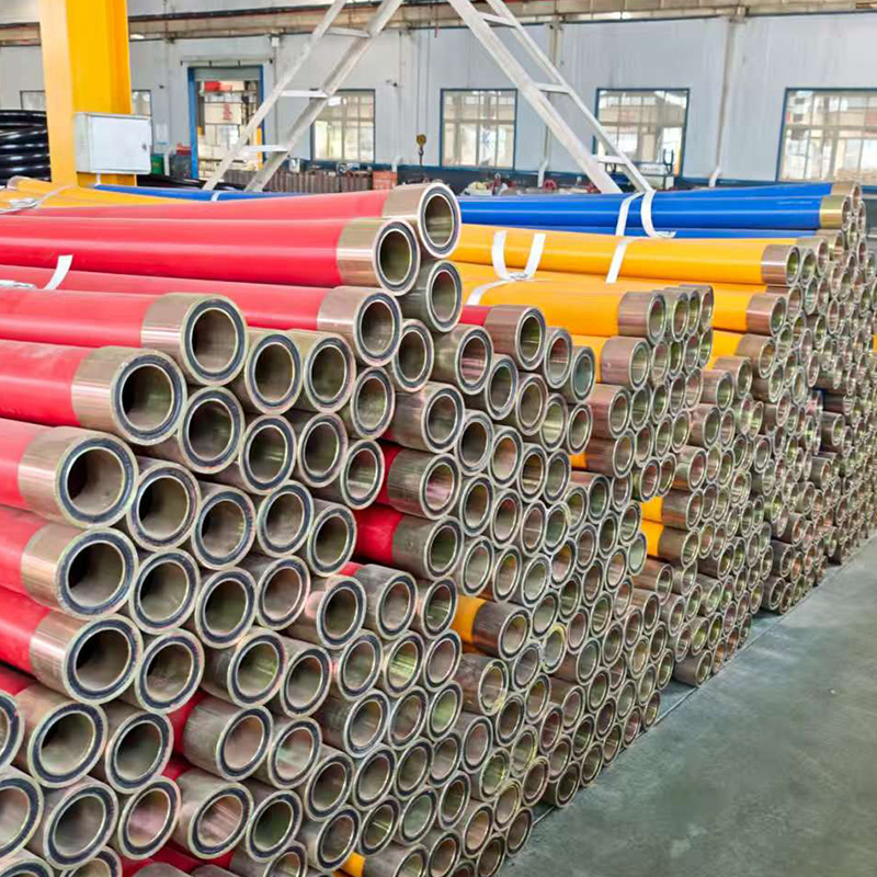 Mining steel wire mesh skeleton polyethylene (PE) composite pipe