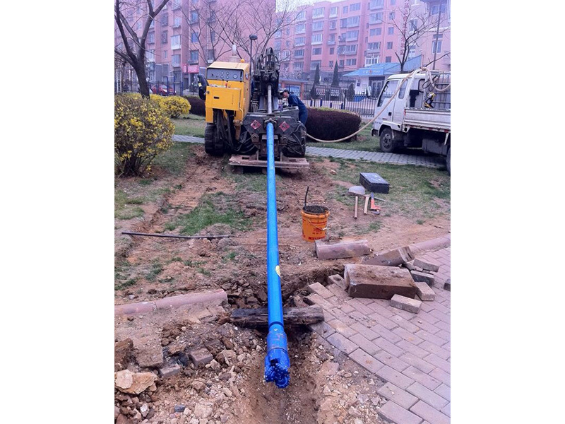 Tricone bit at the construction site