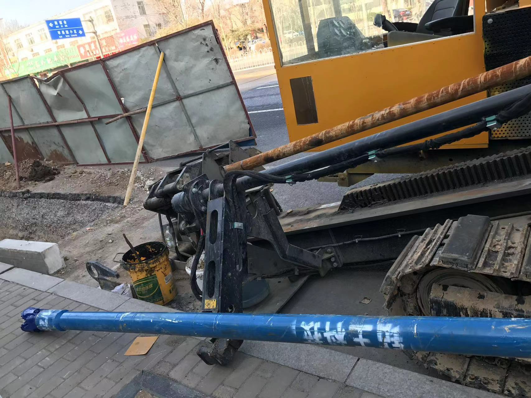 Tricone bit  at the construction site