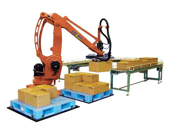 Die-cast feeding and picking robot