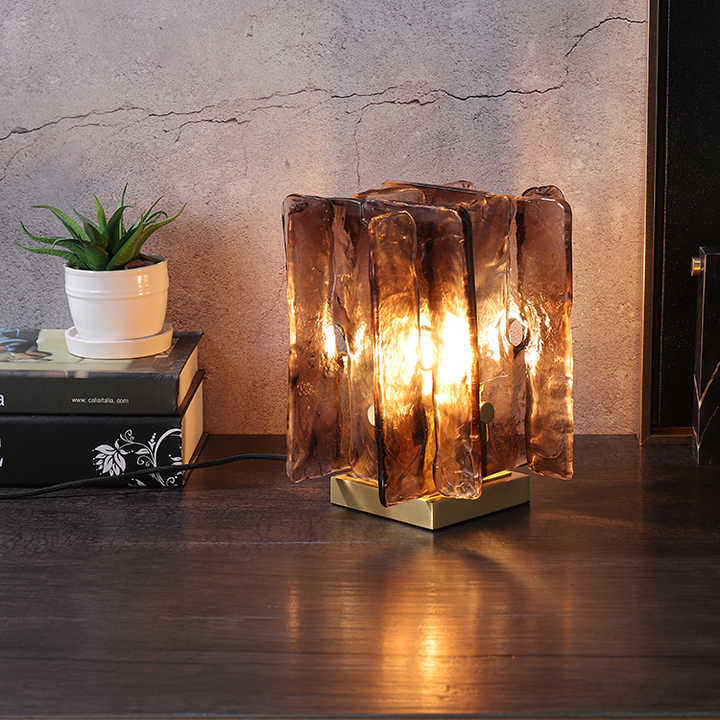 Post-modern Designer All Brass Table Light Living Room Home Decor Bedroom Bedside Lamp Luxury Art Decor Crystal Led Table Lamp