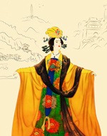 Wu Zetian and Peony