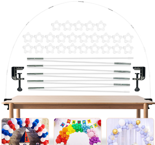 Balloon arch on the table