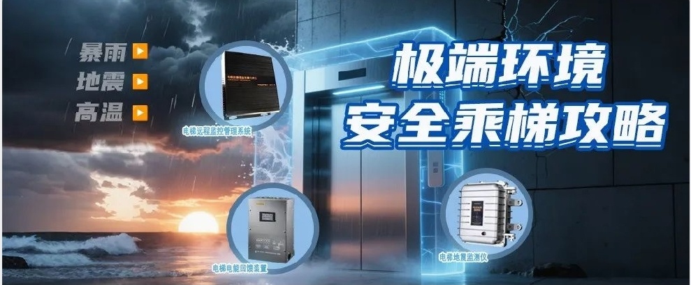 [Safe Elevator Riding Guide] Extreme weather (heavy rain/earthquakes/high temperatures), Foreground Optoelectronics smart solutions meet the challenges!