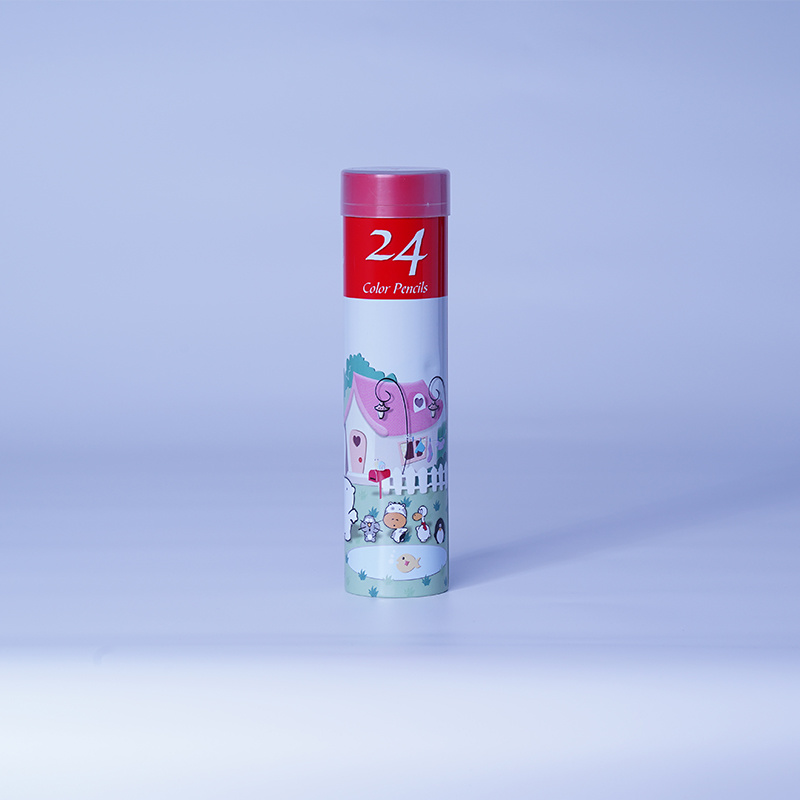 彩色铅笔-铁筒包装--MT-24