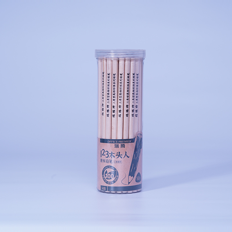 50支三角原木铅笔-NW6004