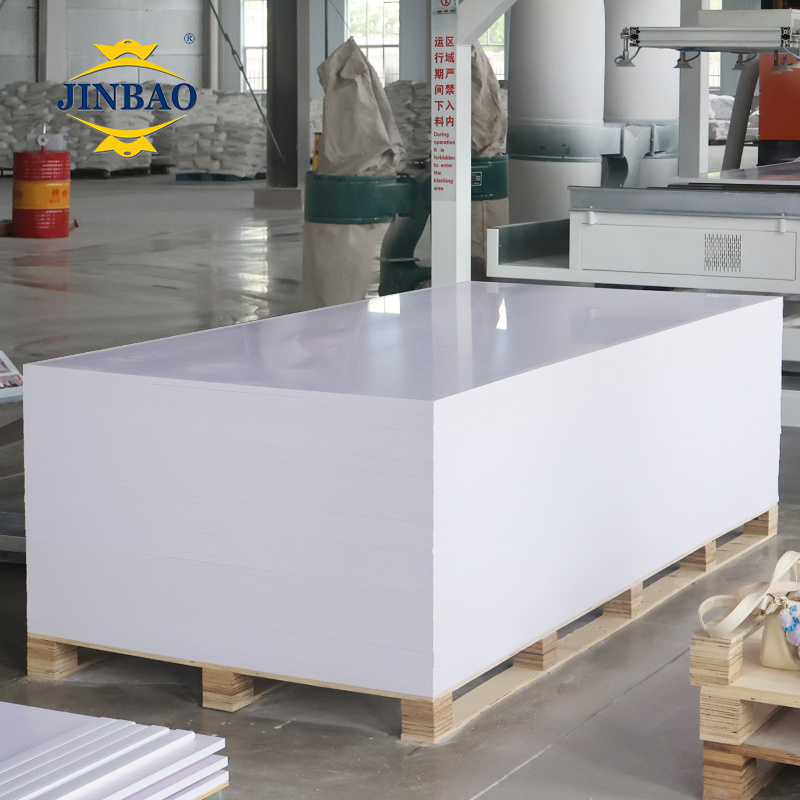 jinbao glossy white pvc foam board jinbao glossy white pvc foam board