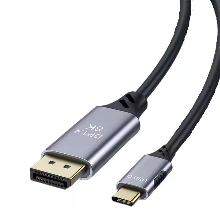 Type-C to DP Display Port Data Transmission Cable C to DP 8K Ultra HD Wide Compatibility USB C to Display Port 1.4 Cable