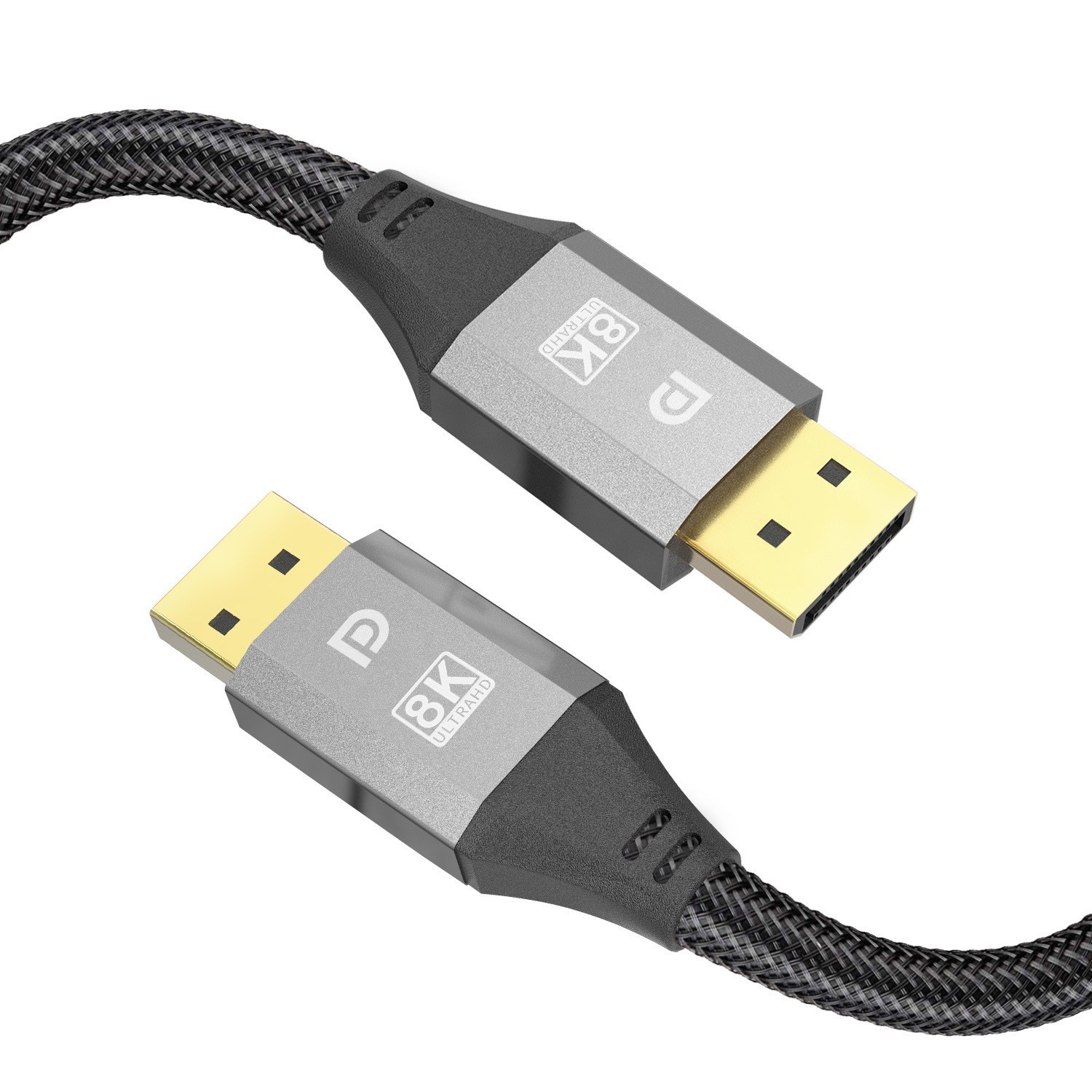DP video cable 8K style C aluminum alloy shell - gray