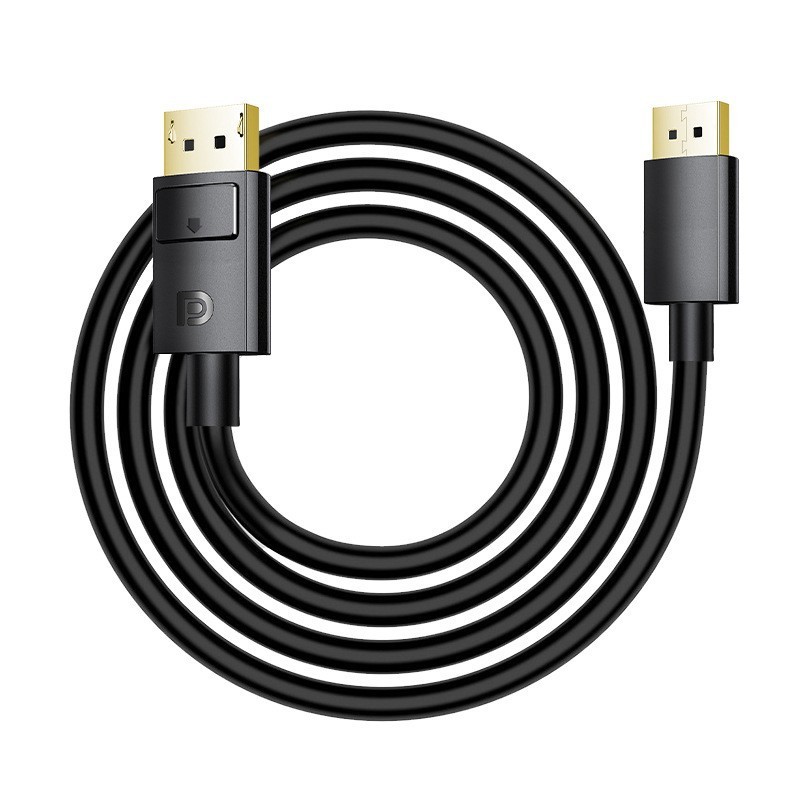 DP video cable 4K style B injection molded shell - black