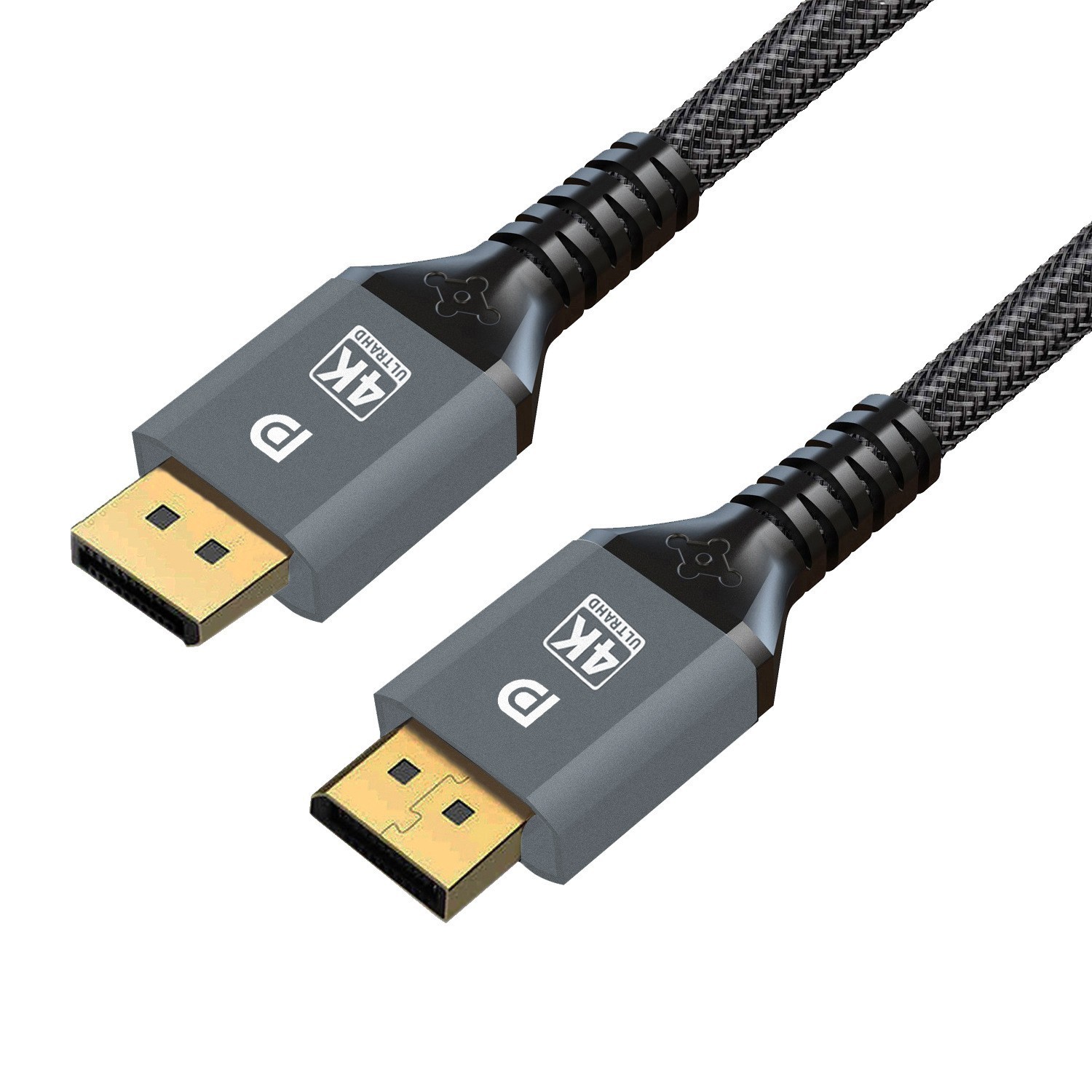 DP video cable 4K style C aluminum alloy shell - gray