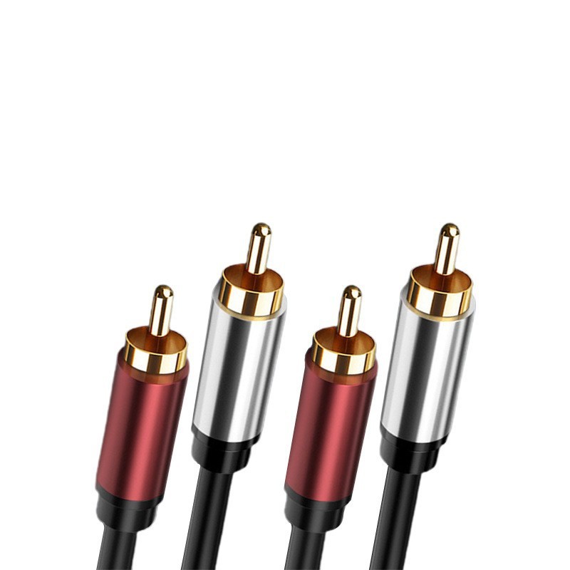 Style A aluminum alloy shell - red and white 2RCA