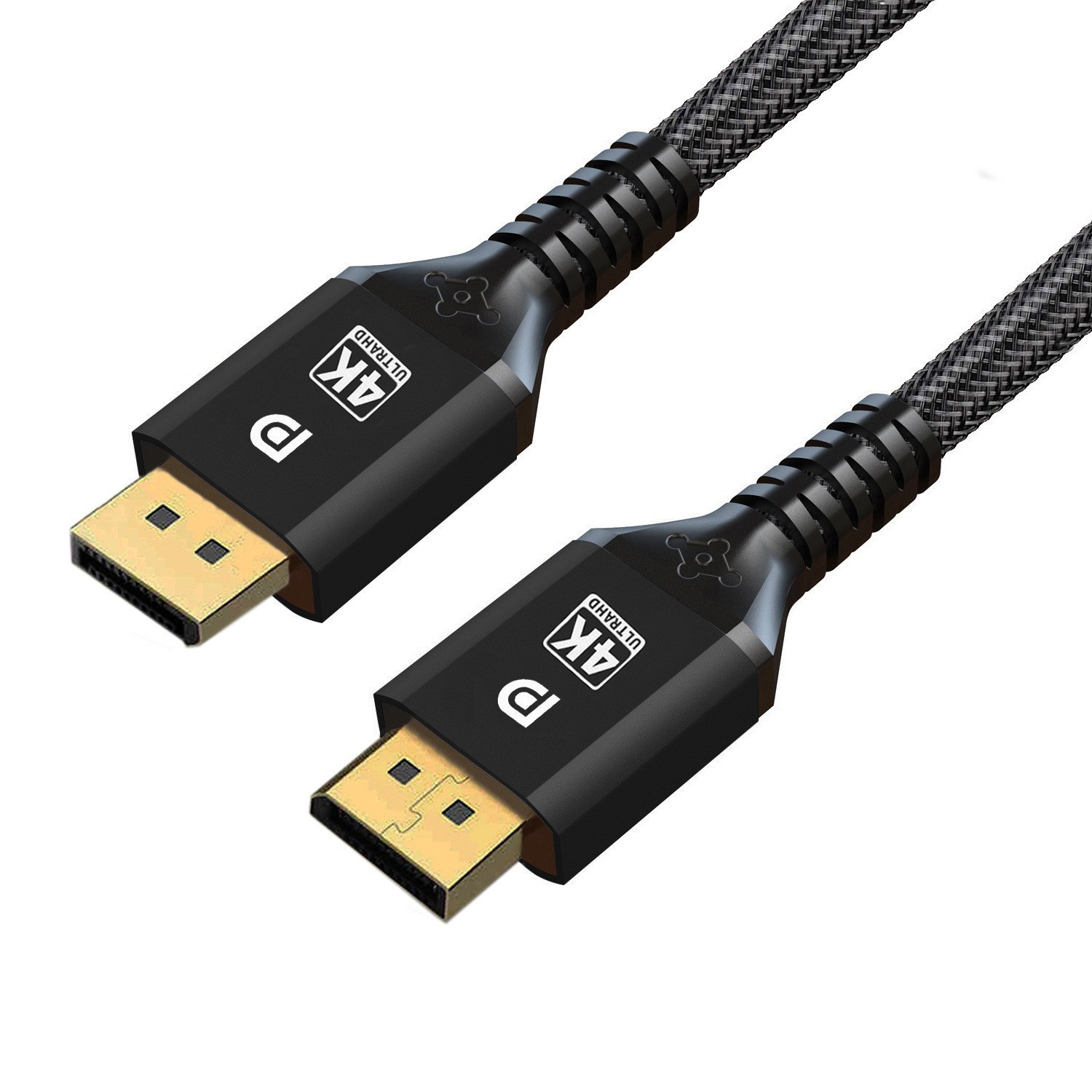 DP video cable 4K style C aluminum alloy shell - black