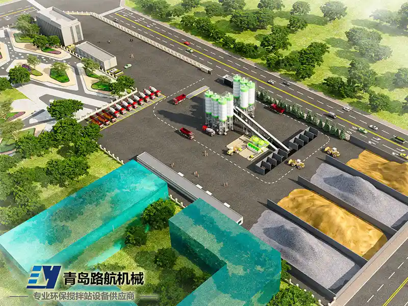 china Environmentally friendly mixing plant
