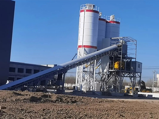 Structural composition of mobile mixing plant