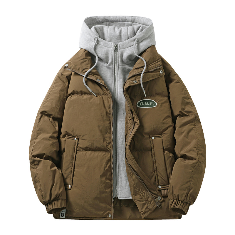 High Quality Casual and Customized Lightweight polyester windbreaker men's puffer down jacket