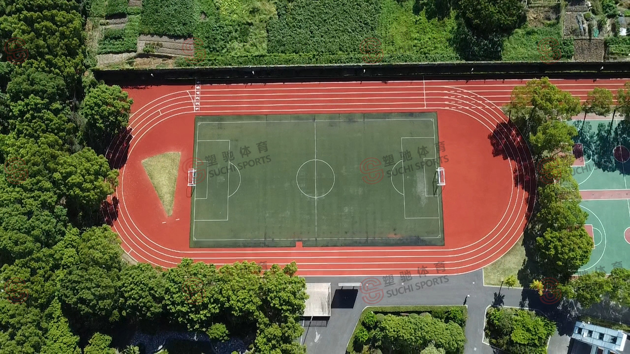 青浦区颜安小学（西部校区）-透气型塑胶跑道