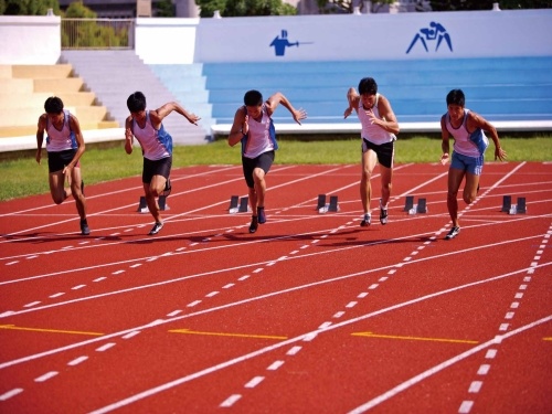 Composite plastic runway