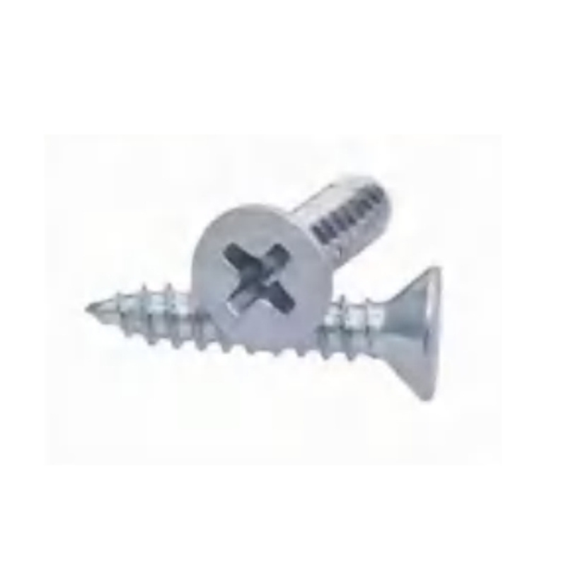Galvanized cross recessed self-tapping screw