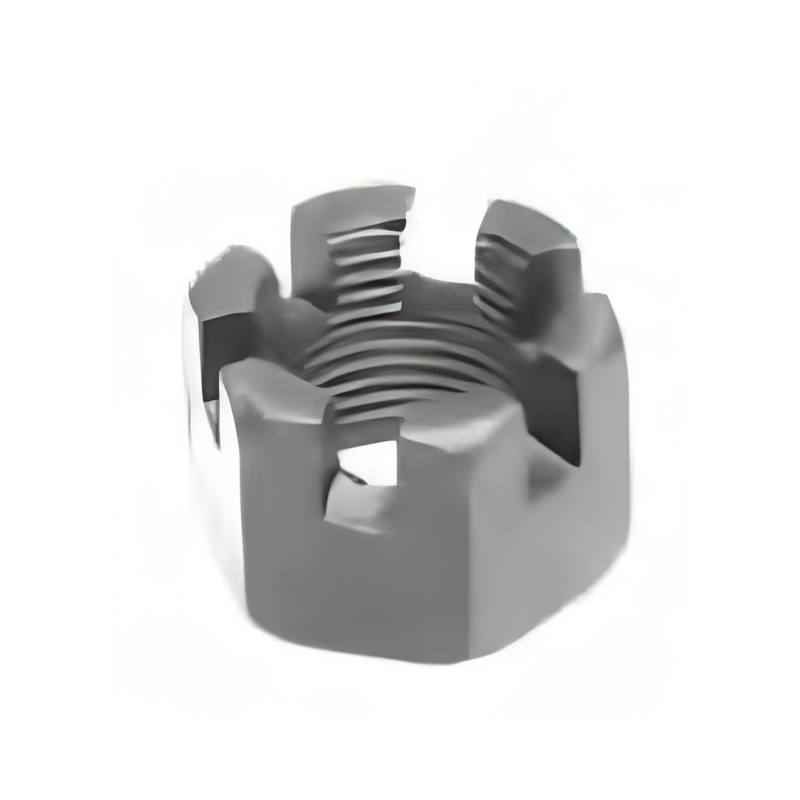 Hexagonal slotted nut