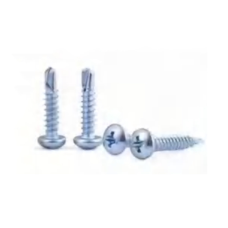 Galvanized cross pan head self-tapping self-drilling