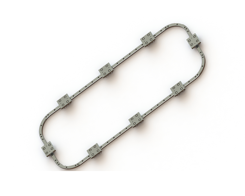 Rectangular rails