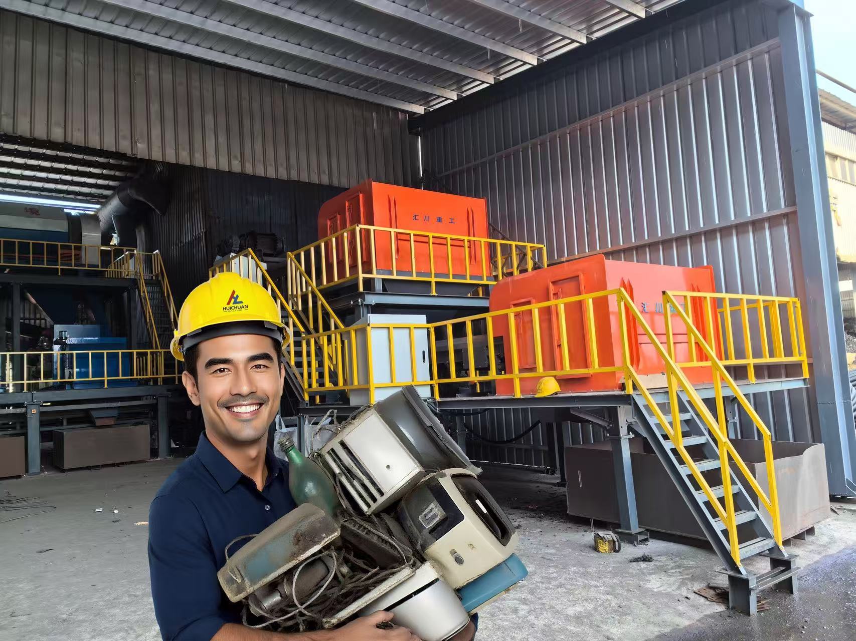 Household Appliances Crushing and Sorting Recycling Solution