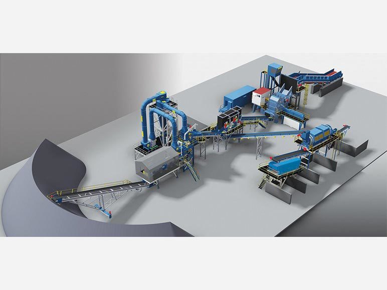 Metal Scrap Recycling Production Line