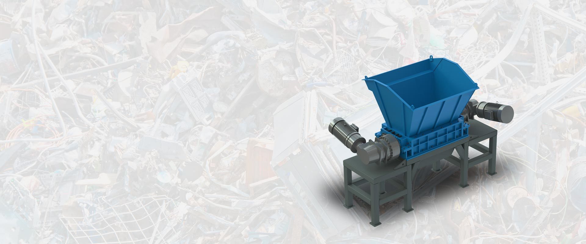 Double shaft shredder