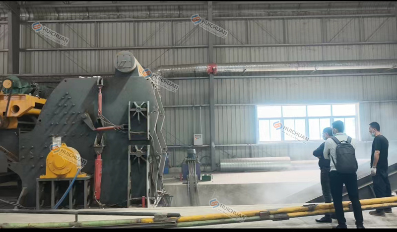 India Customer checking the Aluminium Scrap Recycling Production Line