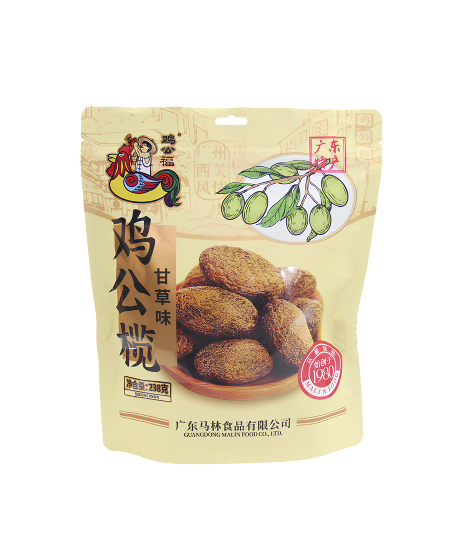 238g 甘草味鸡公榄