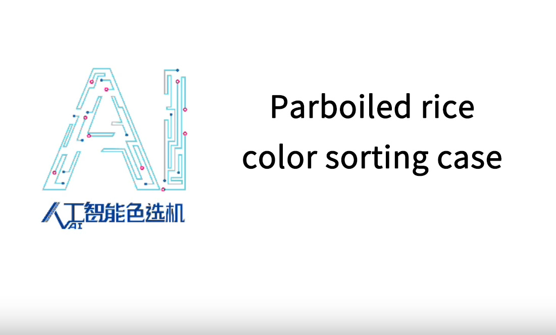Parboiled rice color sorting case