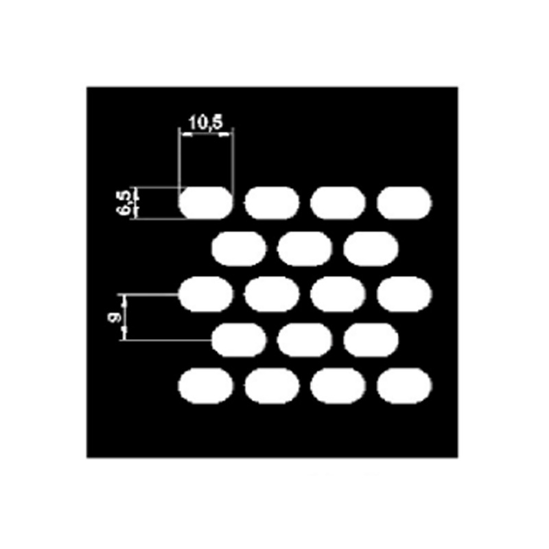 10.5 * 6.5 rounded rectangle