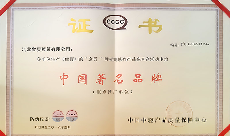 Chinese famous brand