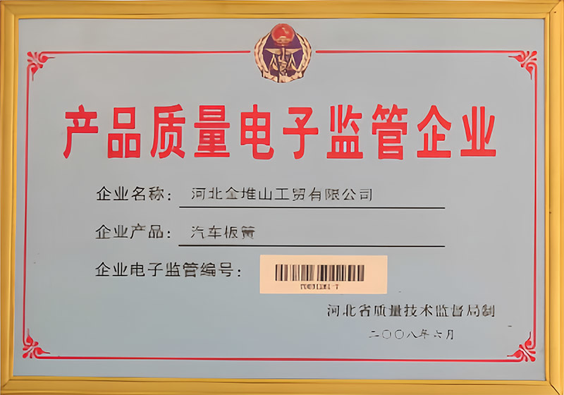 Product quality electronic supervision enterprises